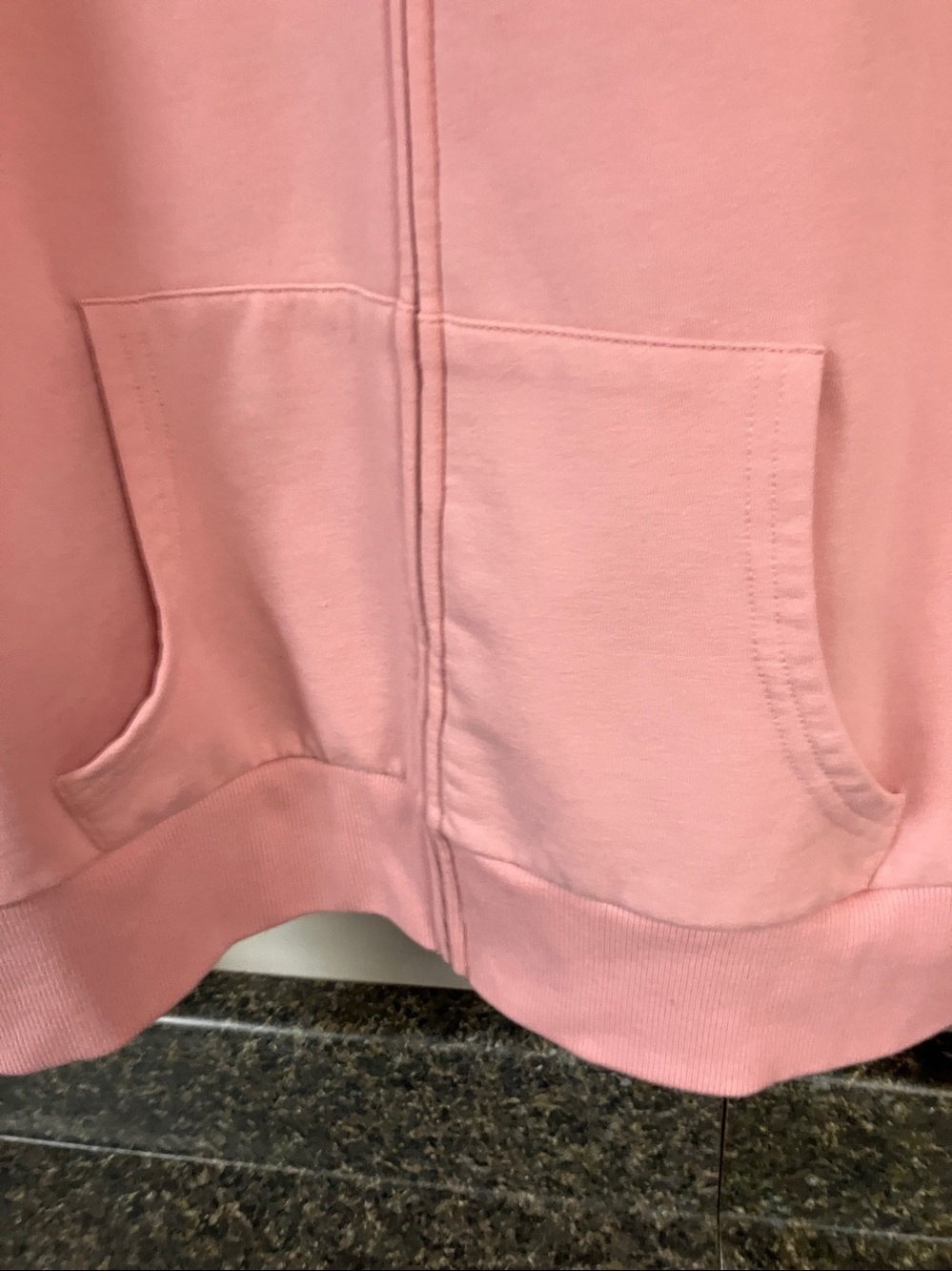 Time & Tru pink full zip hoodie jacket XL 16/18 - Picture 3 of 8